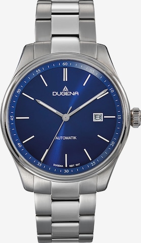 DUGENA Analog Watch in Silver: front