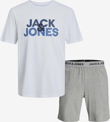 JACK & JONES Pyjama kort in Grijs: voorkant