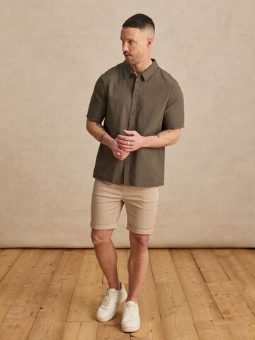DAN FOX APPAREL Regular fit Overhemd in Groen