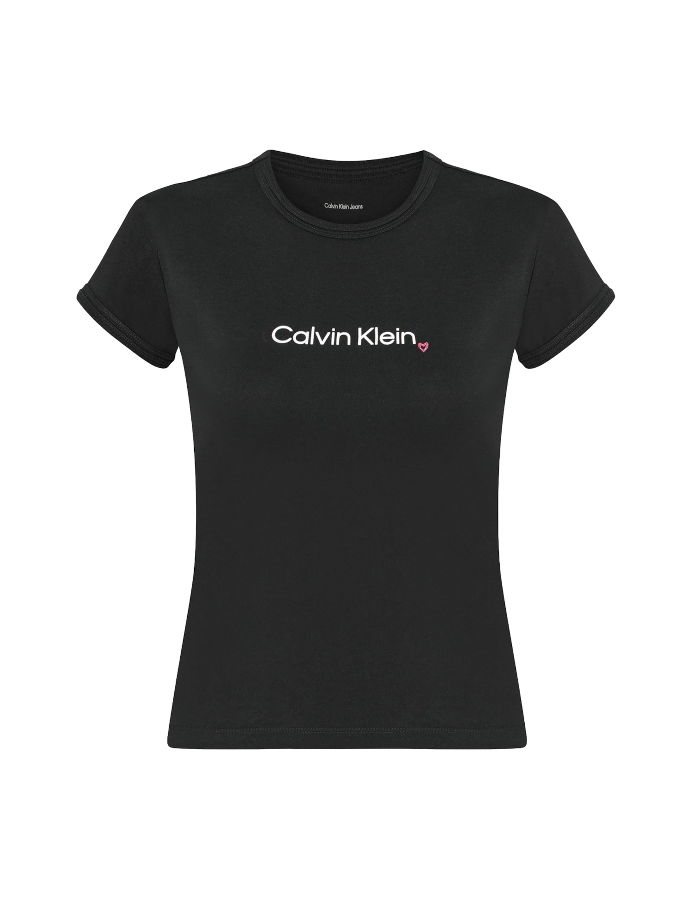 Calvin Klein Jeans Μπλουζάκι σε μαύρο: μπροστά