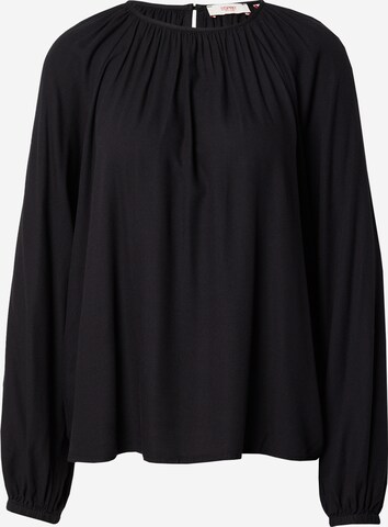 Camicia da donna 'CVE' di ESPRIT in nero: frontale