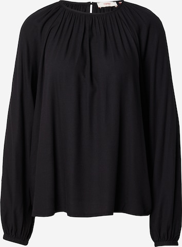 ESPRIT - Blusa 'CVE' en negro: frente