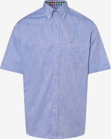 Paul & Shark Button Up Shirt in Blue: front