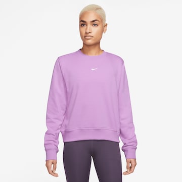 NIKE Athletic Sweatshirt 'One' in Purple: front