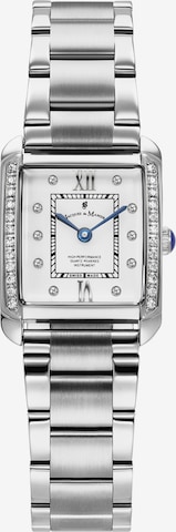 Montre à affichage analogique Jacques du Manoir en argent : devant