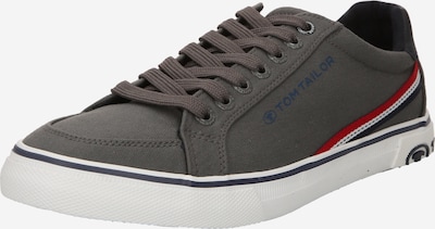 TOM TAILOR Sneakers in Sapphire / Dark grey / Merlot / natural white, Item view