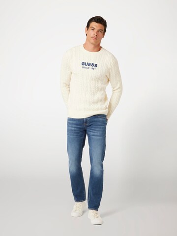 GUESS Pullover in Weiß