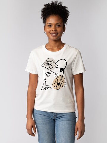 Watapparel Shirt 'Self love' in White: front