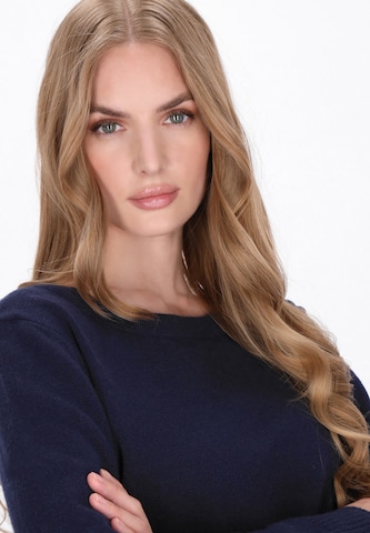 Cardigan DreiMaster Klassik en bleu