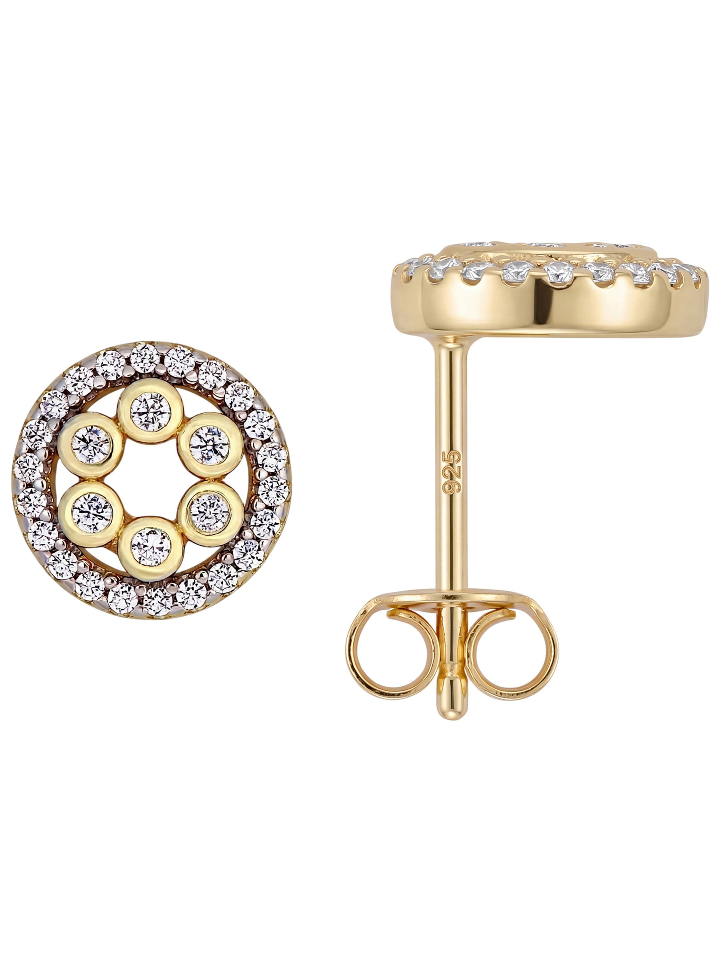 Jobo Ohrringe‌‌ in Gold: Vorderseite