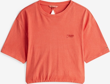 Tommy Jeans T-Shirt in Rot: Vorderseite