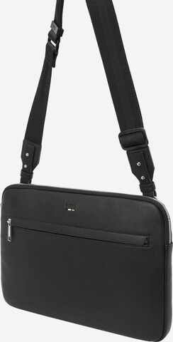 BOSS Black Laptoptasche 'Ray' in Schwarz