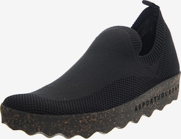 Asportuguesas Trampki slip on 'Clip Elasticated Trainers Black' w kolorze czarny: przód