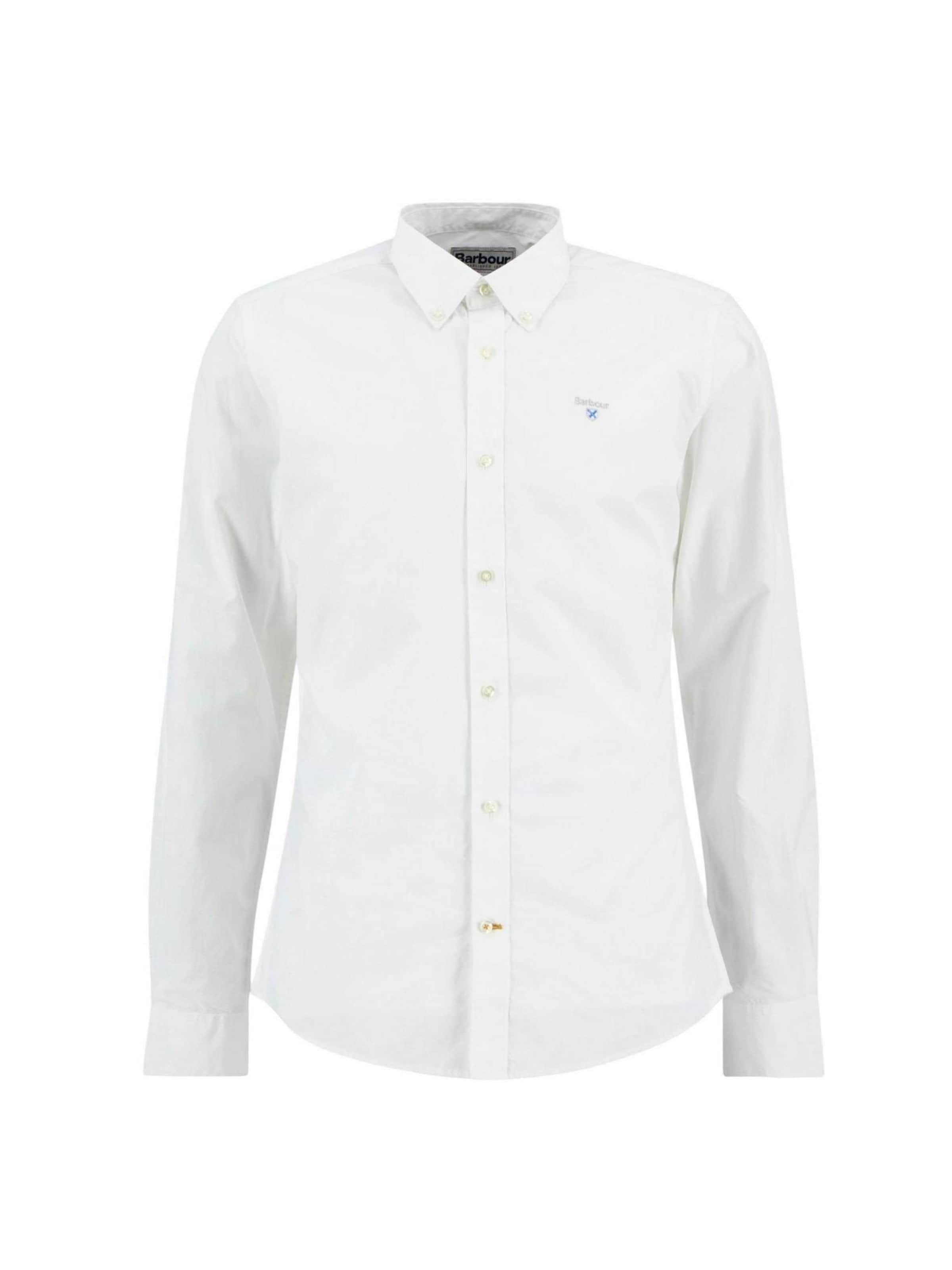Camicia 'TREEPORT POPLIN MSH5753' in L Barbour di colore bianco, Visualizzazione prodotti