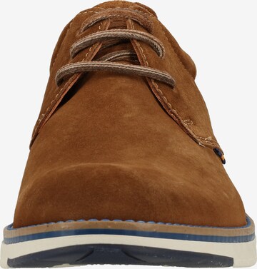 FRETZ MEN Athletic Lace-Up Shoes in Brown