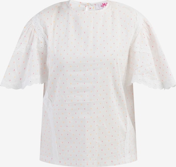 MYMO - Blusa em branco: frente