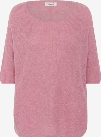 Pull-over 'Tuesday' SOAKED IN LUXURY en rose : devant