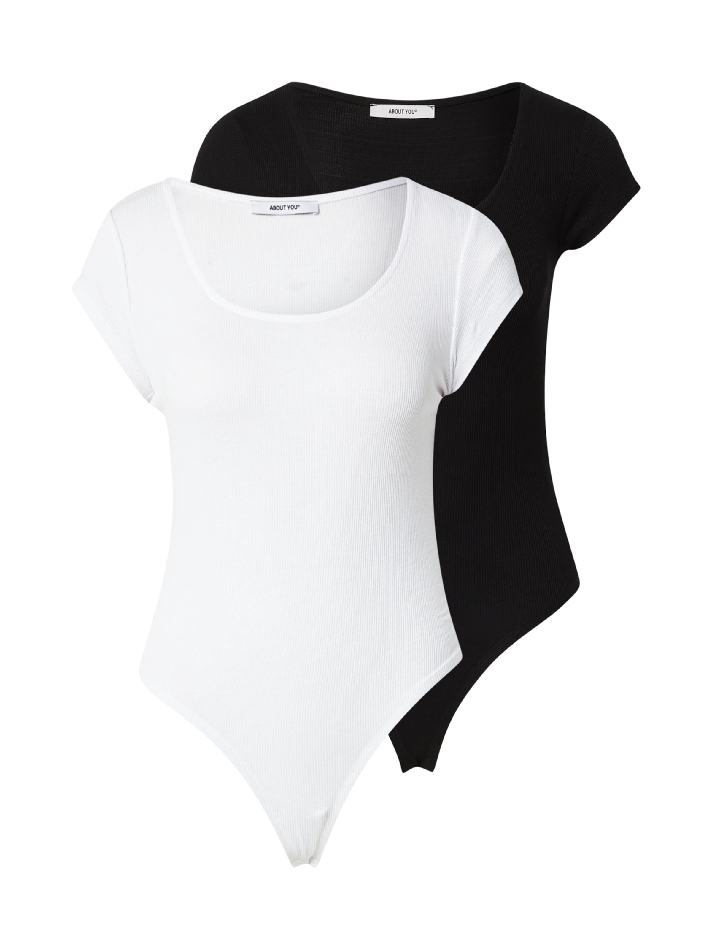 ABOUT YOU Tričkové body 'Sissy' – černá: přední strana