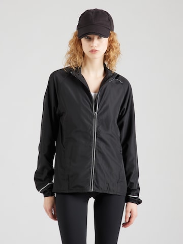 ENDURANCE Athletic Jacket 'Shela' in Black: front