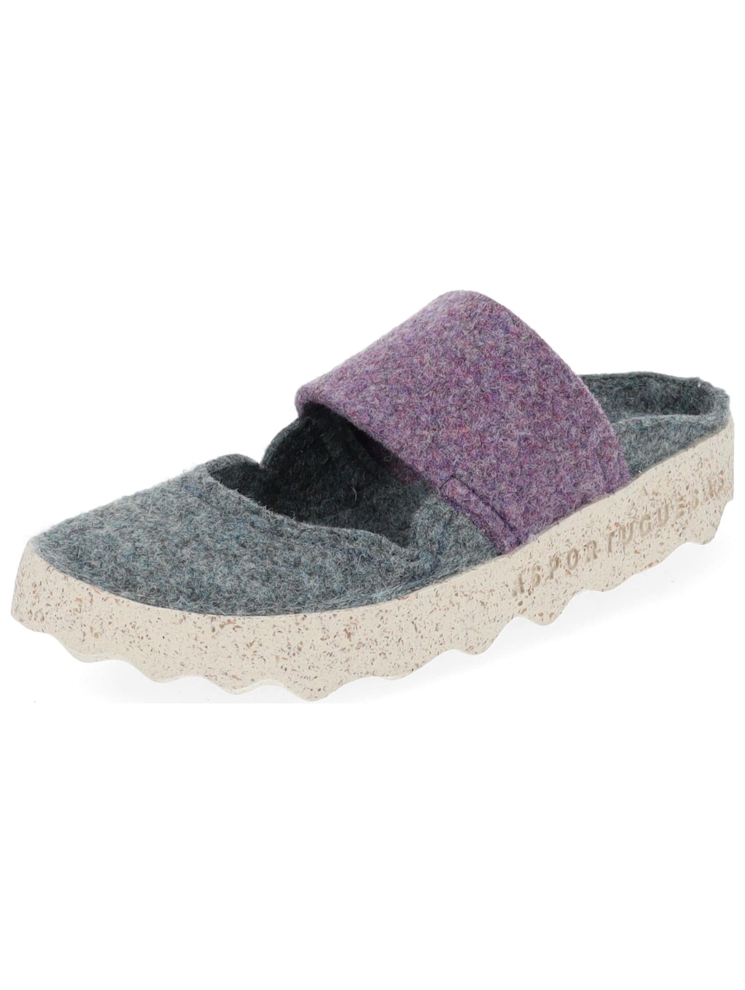 Asportuguesas Mule in Grey: front