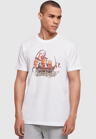 T-Shirt 'The Nightmare Before Christmas' ABSOLUTE CULT en blanc : devant