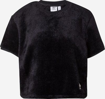 ADIDAS ORIGINALS T-Shirt 'Essentials+ Fluffy' in schwarz / weiß, Produktansicht