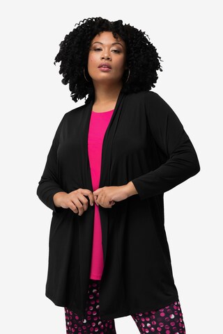 Cardigan Ulla Popken en noir : devant