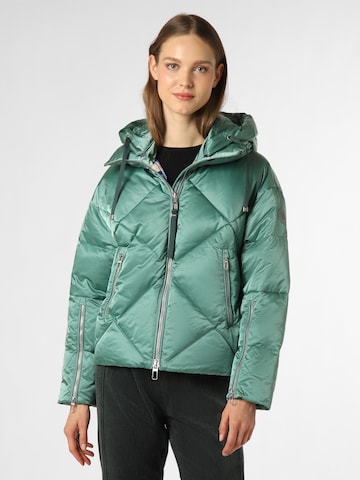 DUNO Winter Jacket ' Aira ' in Green: front