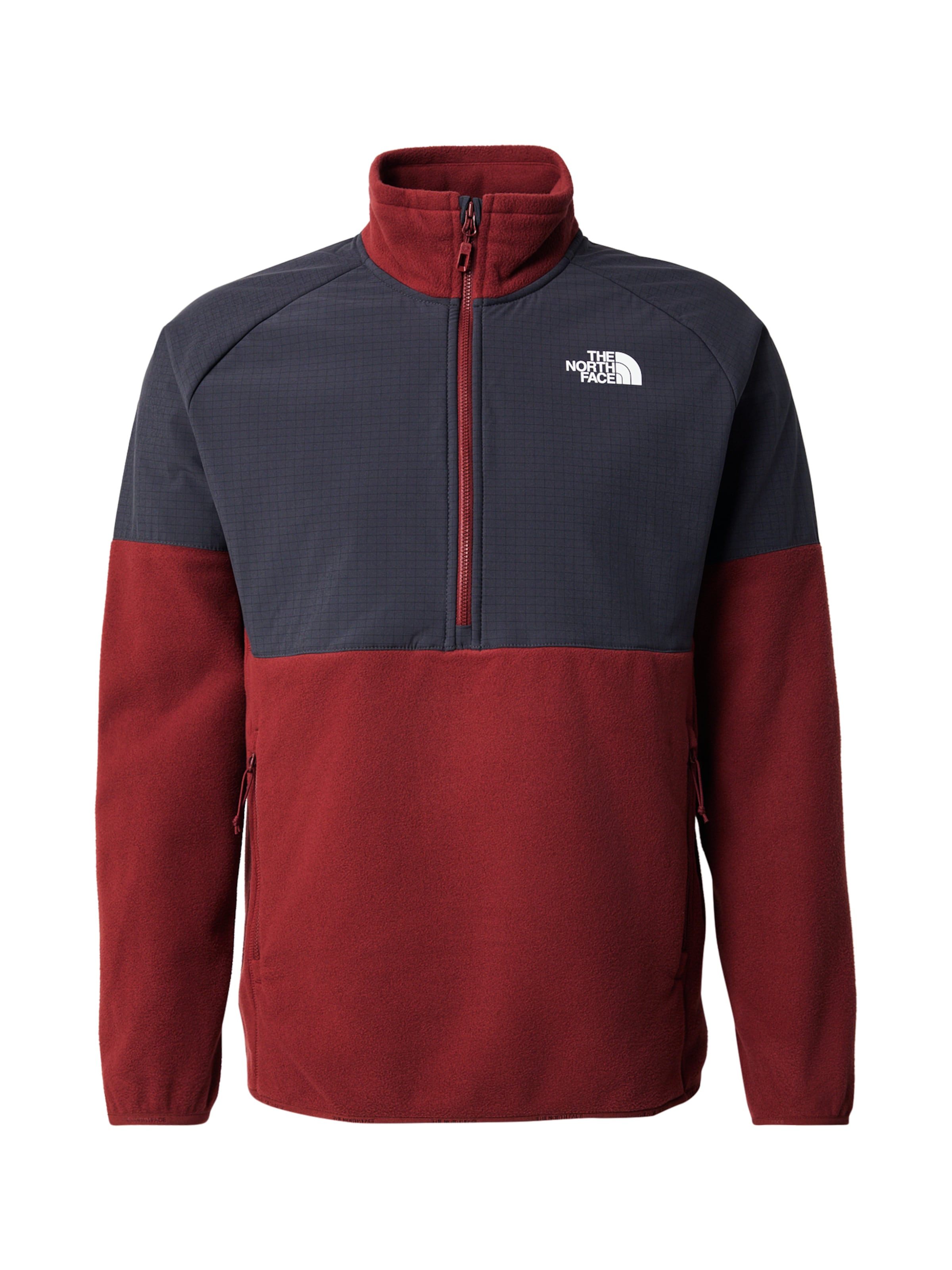THE NORTH FACE Sportpullover &#x27;GLACIER&#x27; in Rot: Vorderseite