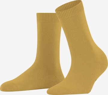 Chaussettes FALKE en jaune : devant