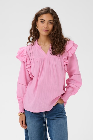 CULTURE Blouse 'CUAnnbritt' in Roze: voorkant