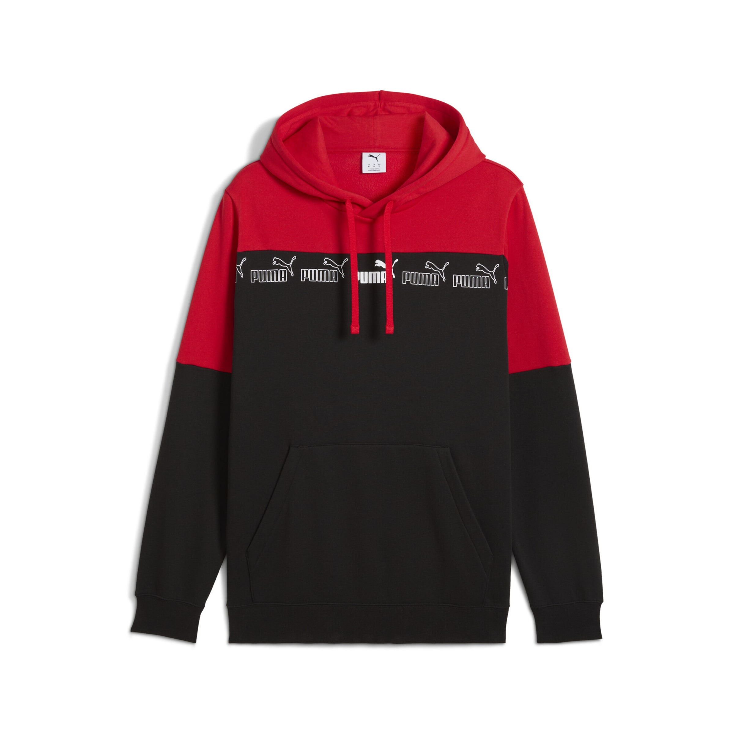PUMA Sweatshirt 'Around The Block' in Rot: Vorderseite