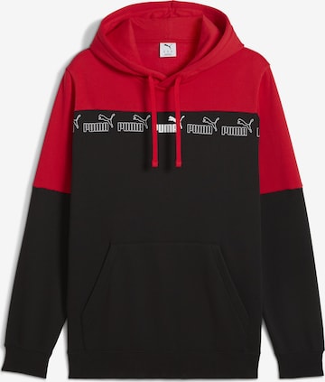 PUMA Sweatshirt 'Around The Block' in Rood: voorkant