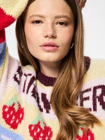 Pullover 'PCBikka' di PIECES in colori misti