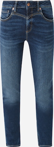 QS Slimfit Jeans in Blauw: voorkant