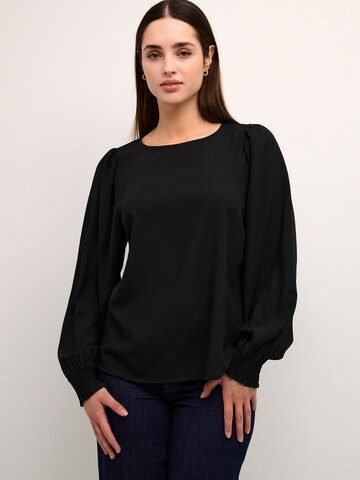 Kaffe Blouse 'Dorte' in Zwart: voorkant