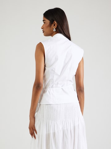 WEEKDAY - Blusa 'Aby' en blanco