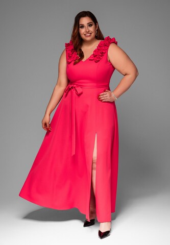 Ombre Avondjurk in Rood