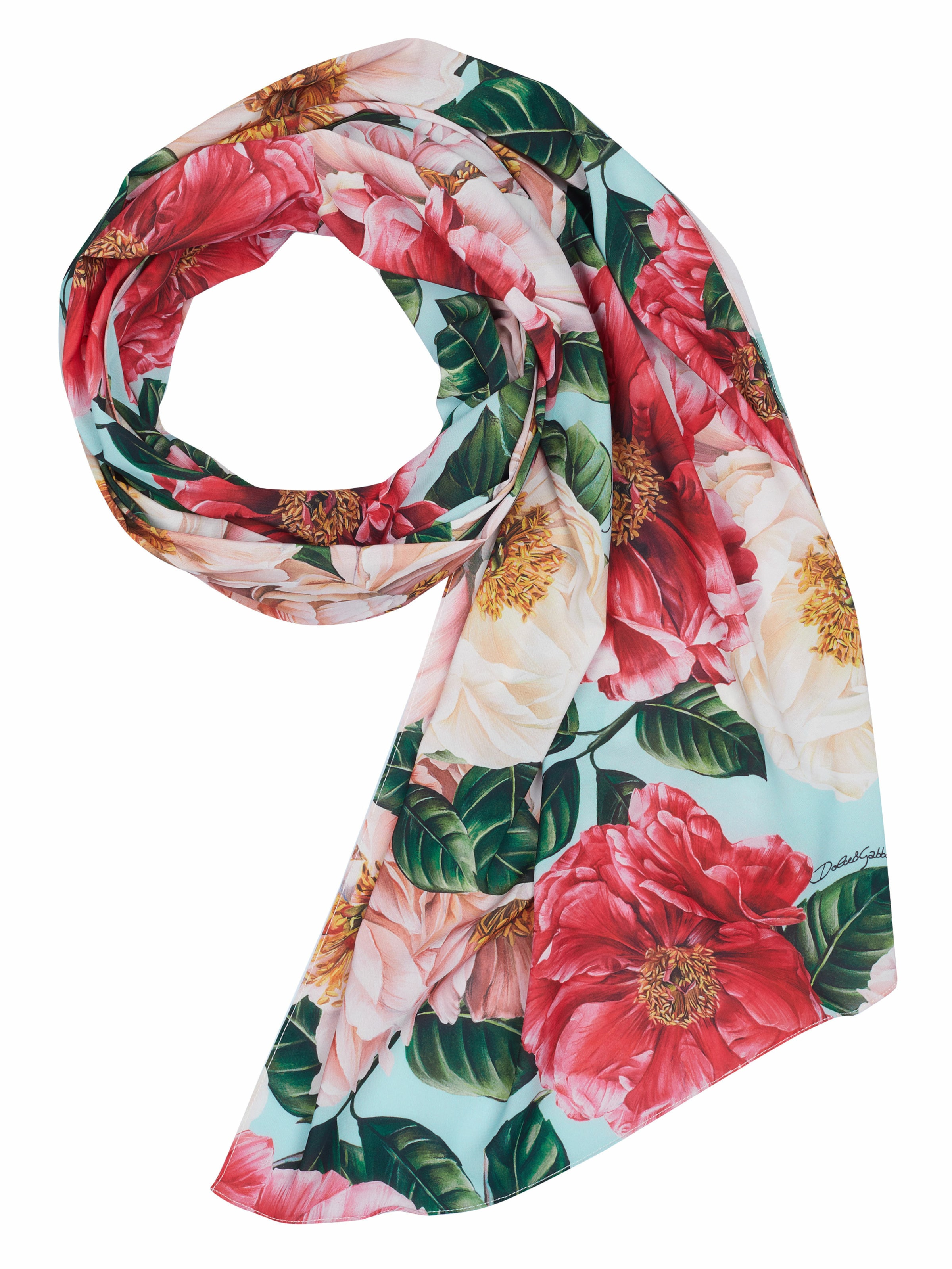 DOLCE & GABBANA Schal in Rot: Vorderseite