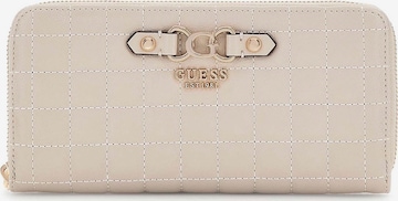 Porte-monnaies GUESS en beige : devant