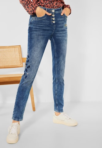 CECIL Skinny Jeans in Blauw: voorkant