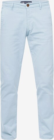 Rusty Neal Slimfit Chinohose in Blau: predná strana