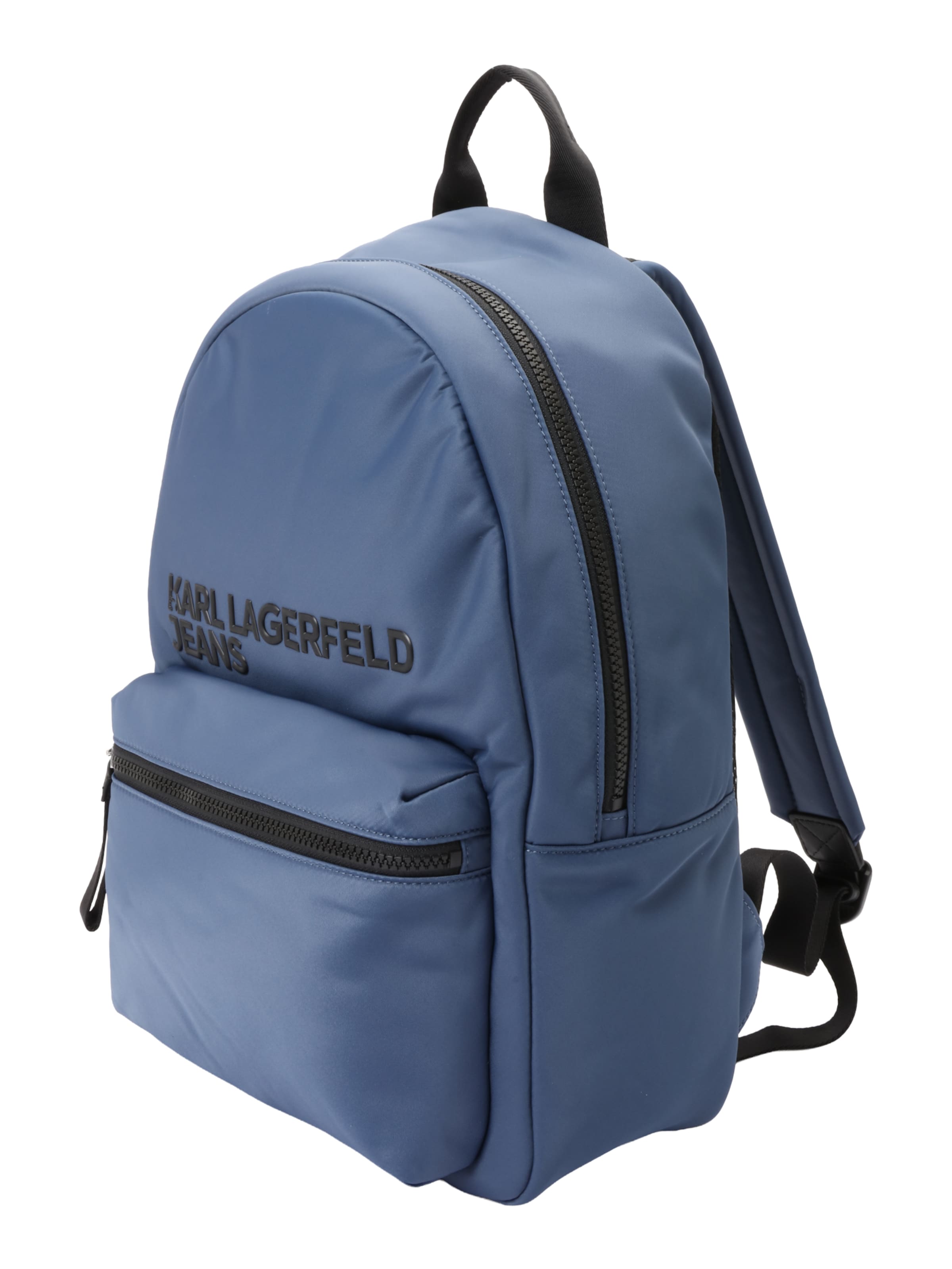 KARL LAGERFELD JEANS - Mochila 'ESSENTIAL' en azul: lado