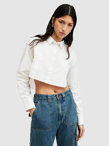 AllSaints Blouse 'AVERIE' in Wit: voorkant