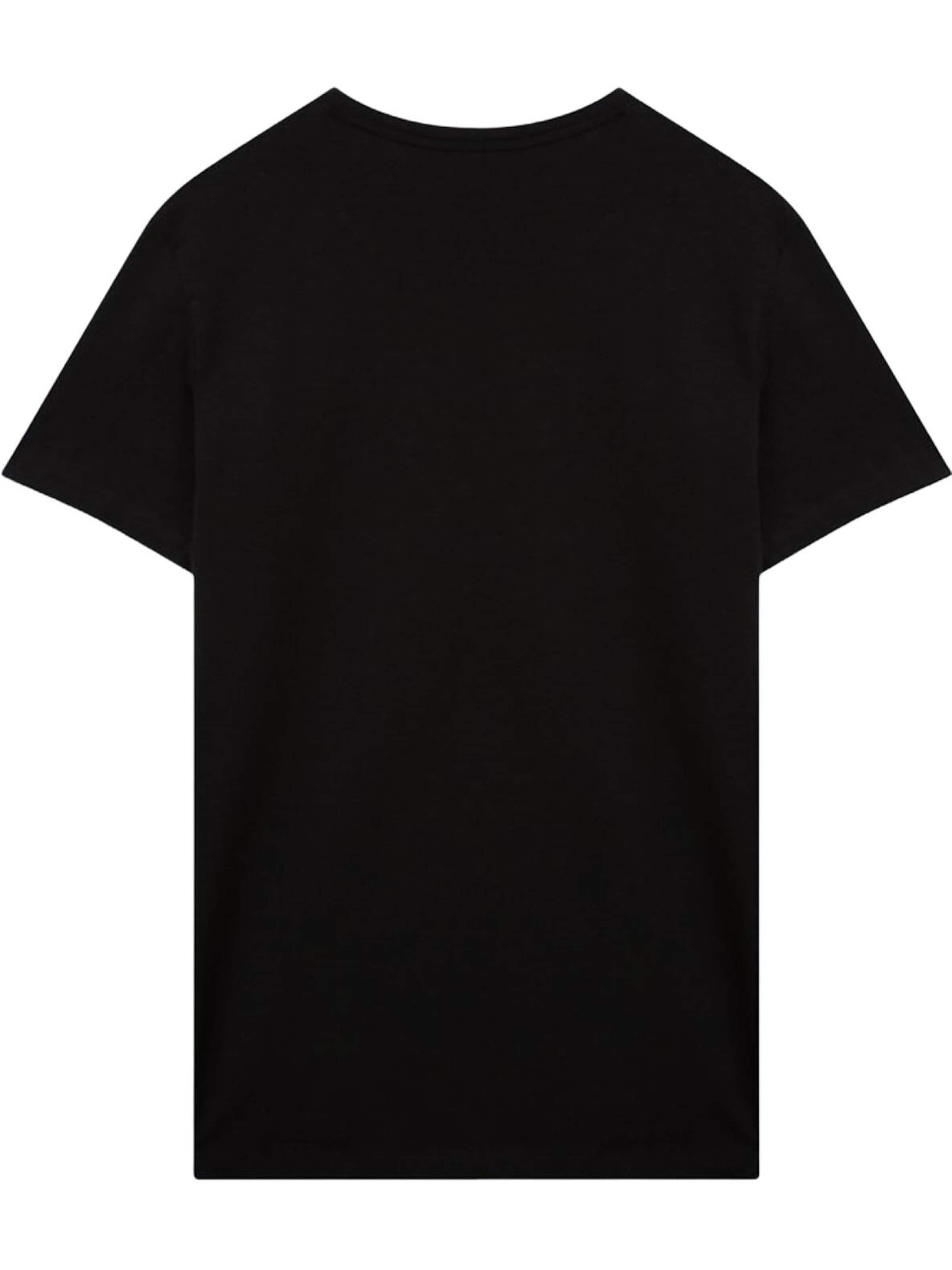 LTB Jeans Shirt 'LTB Jeans V-Ausschnitt Stretch Basic T-Shirt'‌‌ in Schwarz: Vorderseite