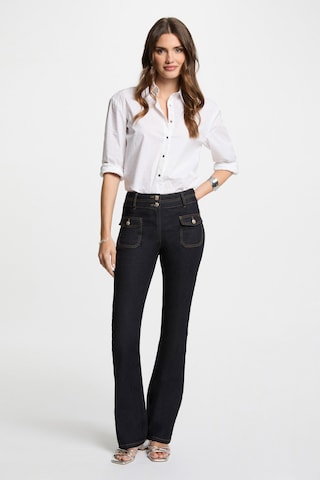 Morgan - Bootcut Vaquero '252-POLEN4' en azul