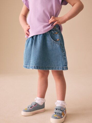 Fustă de la Next pe albastru: față