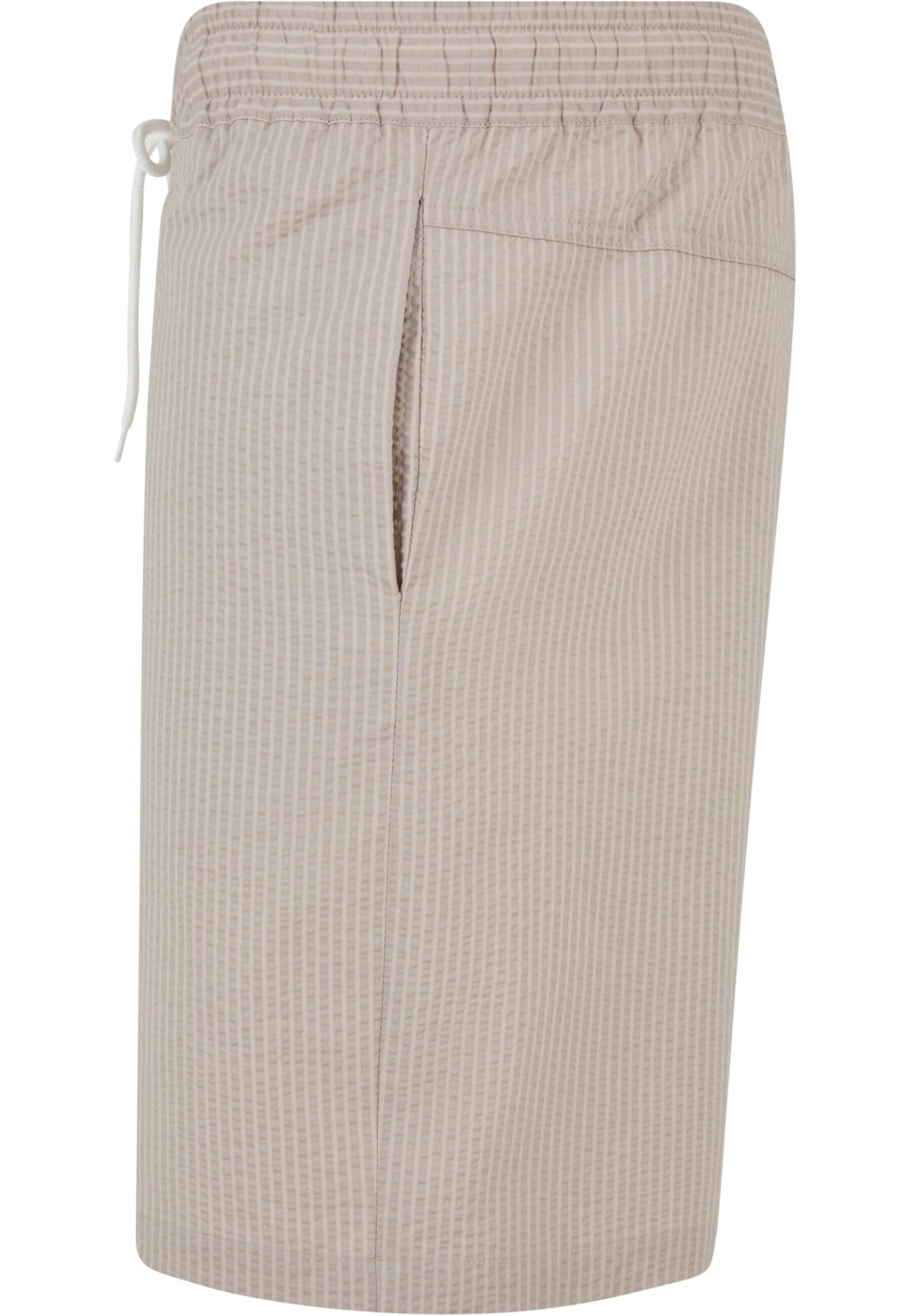 Urban Classics Regular Broek 'Seersucker' in Grijs