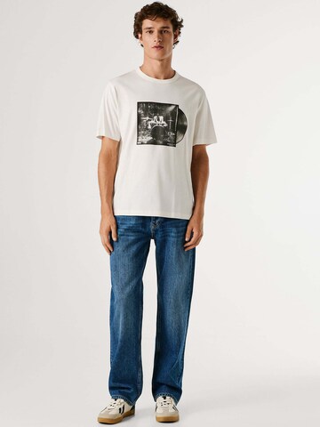 T-Shirt 'SAWYER' Pepe Jeans en blanc