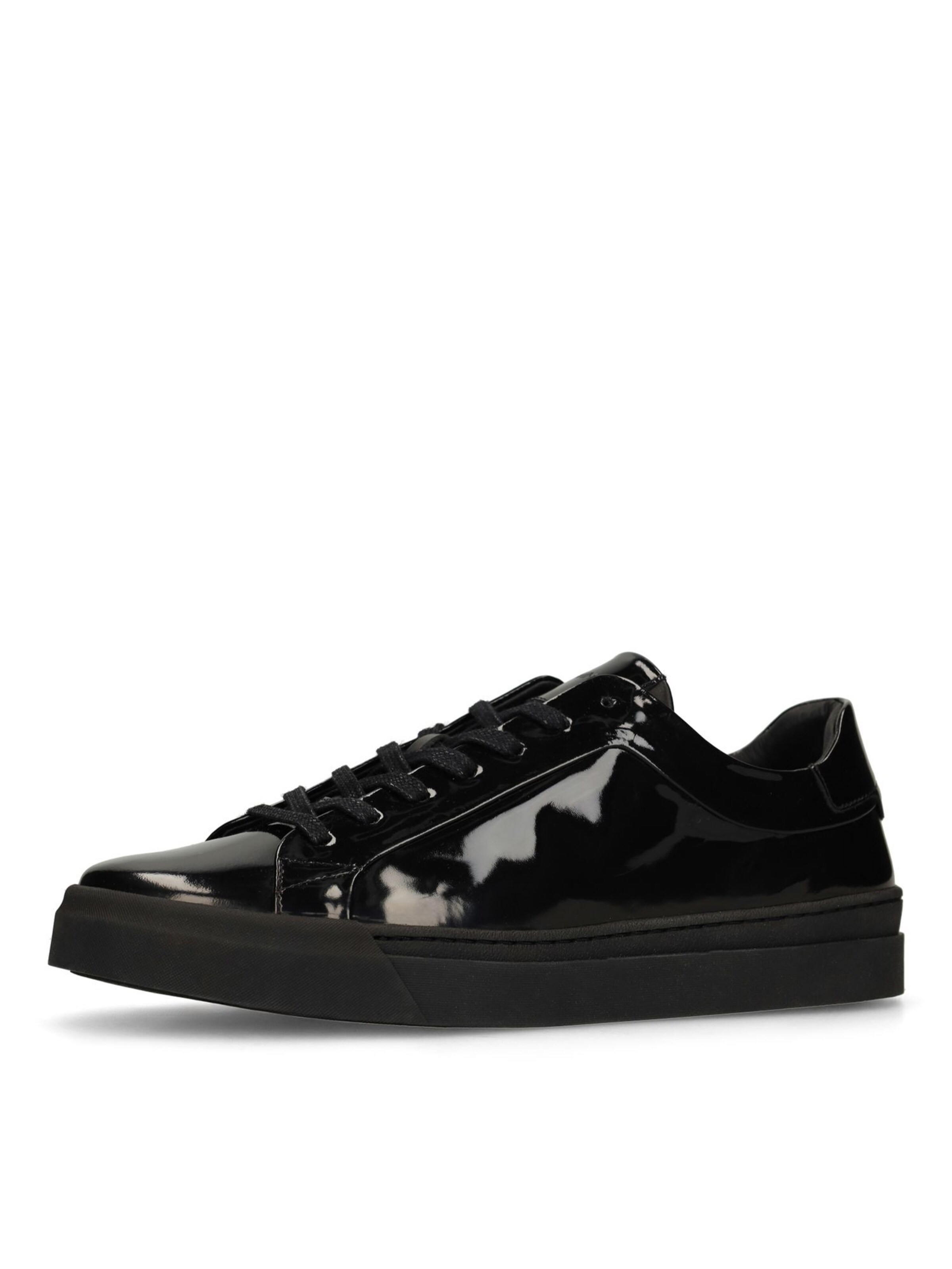 MANFIELD Sneaker in Schwarz: Vorderseite